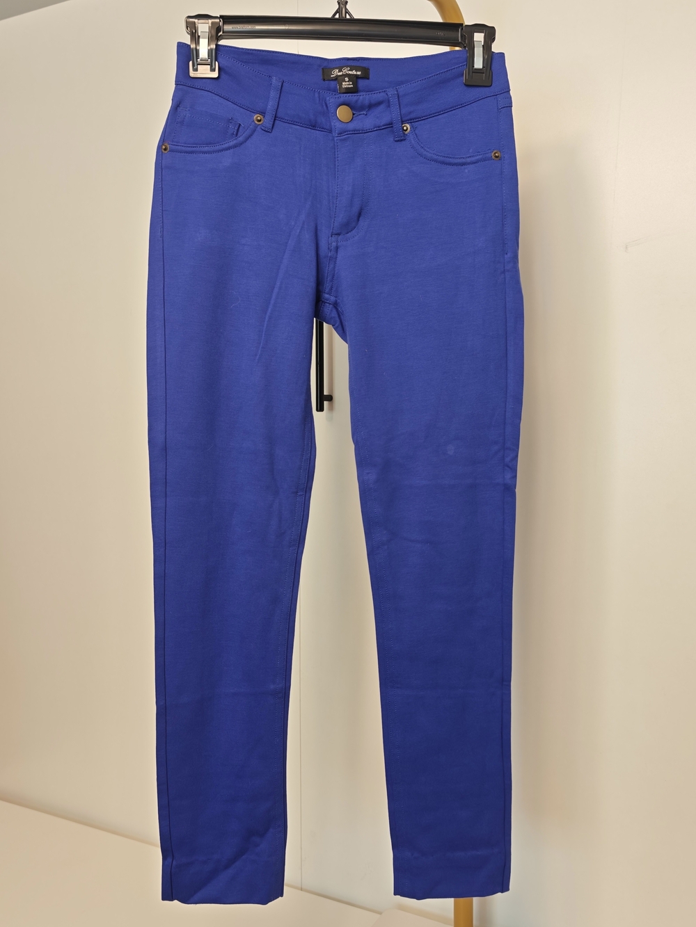 DNA Couture Womens Blue Slim Tailored Pants‎ Size S 3742P-611S
